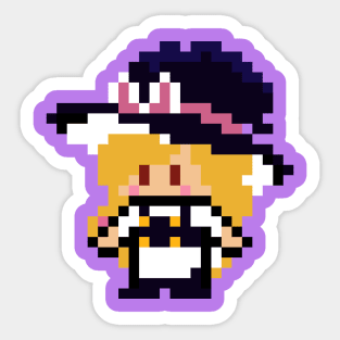 Le Mini Gensokyo - Unfinished Dream of All Living Ghost Touhou 19 Marisa Kirisame NO BACK DESIGN Sticker